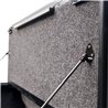 TrailFX | Hard Tri Fold Black Alum W/Carpet Panels - Frontier 3.8L 2022-2024