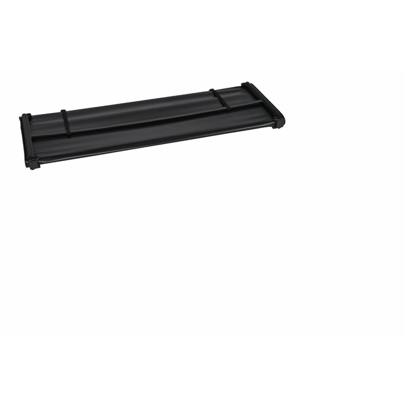 TrailFX | Soft Tri-Fold Black Vinyl Alum Rails - Tundra 3.5T 2022-2024