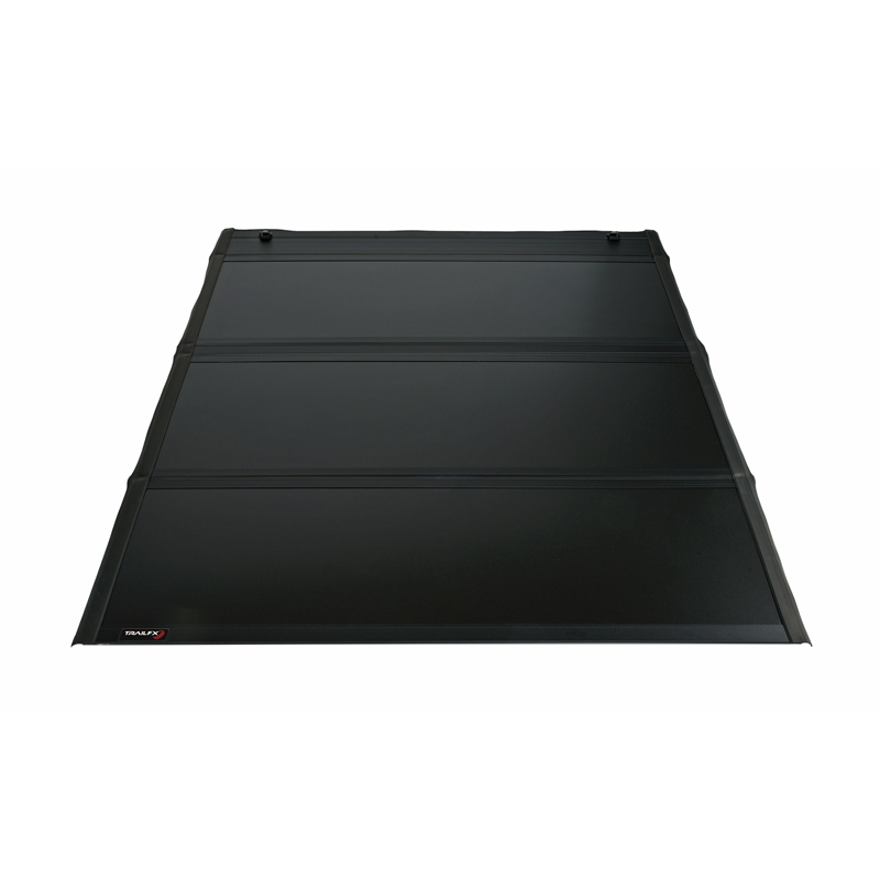 TrailFX | Hard Tri Fold Black Alum W/Carpet Panels - Tacoma 2.7L / 3.5L 2016-2023