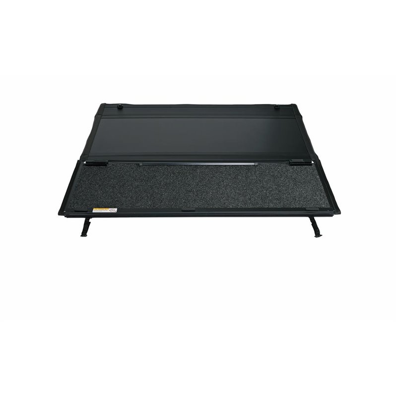 TrailFX | Hard Tri Fold Black Alum W/Carpet Panels - Tundra 3.5T 2022-2024