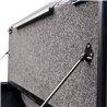 TrailFX | Hard Tri Fold Black Alum W/Carpet Panels - Tundra 3.5T 2022-2024