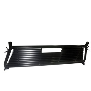 TrailFX | Round Tub Louver W/O Cab Win Cut Blk Stl - Chevrolet / Dodge / Ford 2000-2023