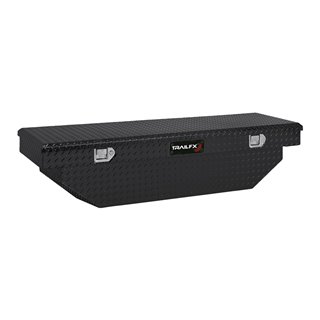TrailFX | Crosver Ang Sgl Lid Blk 63x19x13.5 W/Tra - Chevrolet / Dodge / Ford / GMC / Honda / Mitsubishi / Nissan / Toyota 2000-