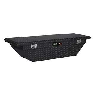 TrailFX | Crosver Ang Sgl Lid Blk 63x19x13.5 W/Tra - Chevrolet / Dodge / Ford / GMC / Honda / Mitsubishi / Nissan / Toyota 2000-