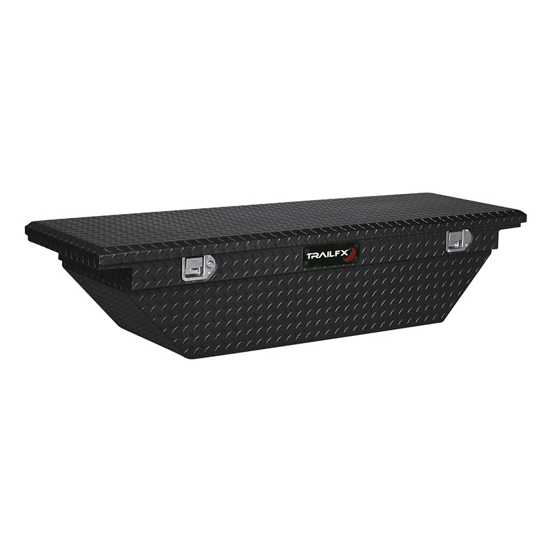 TrailFX | Crosver Ang Sgl Lid Blk 63x19x13.5 W/Tra - Chevrolet / Dodge / Ford / GMC / Honda / Mitsubishi / Nissan / Toyota 2000-