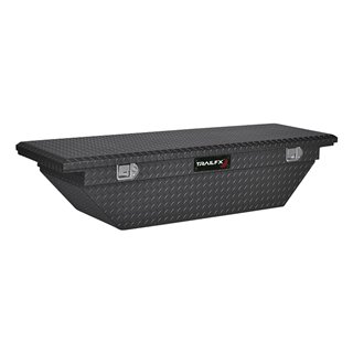 TrailFX | Crosver Angled Sgl Lid Black 63x19x13.5 - Chevrolet / Dodge / Ford / GMC / Honda / Mitsubishi / Nissan / Toyota 2000-2