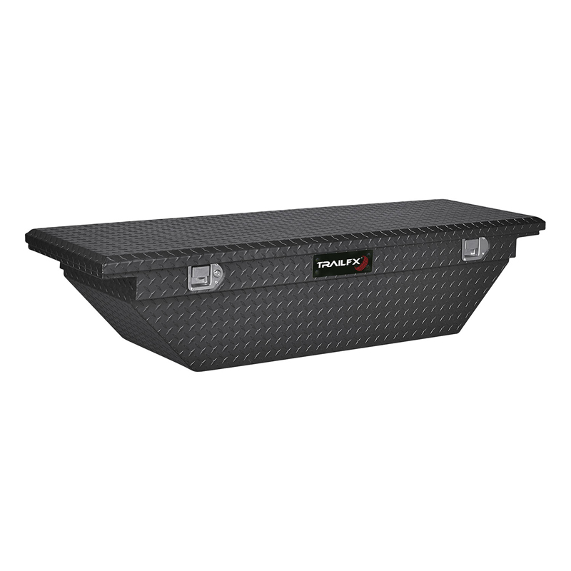 TrailFX | Crosver Angled Sgl Lid Black 63x19x13.5 - Chevrolet / Dodge / Ford / GMC / Honda / Mitsubishi / Nissan / Toyota 2000-2