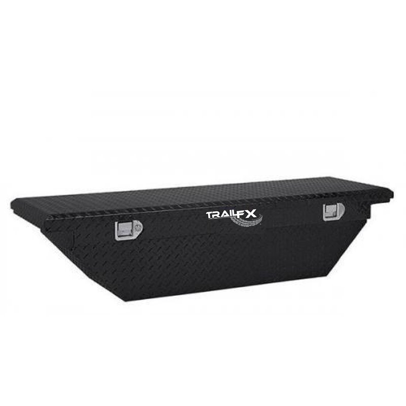 TrailFX | Crosver Angled Sgl Lid Black 63x19x13.5 - Chevrolet / Dodge / Ford / GMC / Honda / Mitsubishi / Nissan / Toyota 2000-2