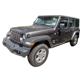 TrailFX | Low Profile Tape-On Smoke Acrylic Set of - Gladiator / Wrangler (JL) 2018-2023