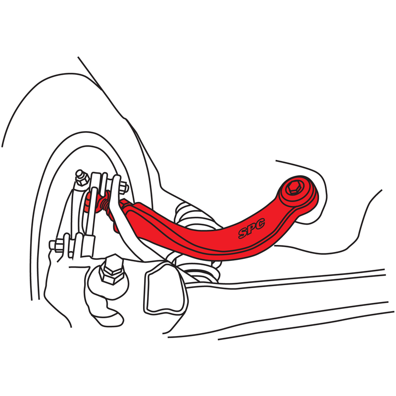 SPC | FOCUS/MAZDA3 REAR UPPER ARM - Rear - Ford / Lincoln / Mazda / Volvo 2000-2019