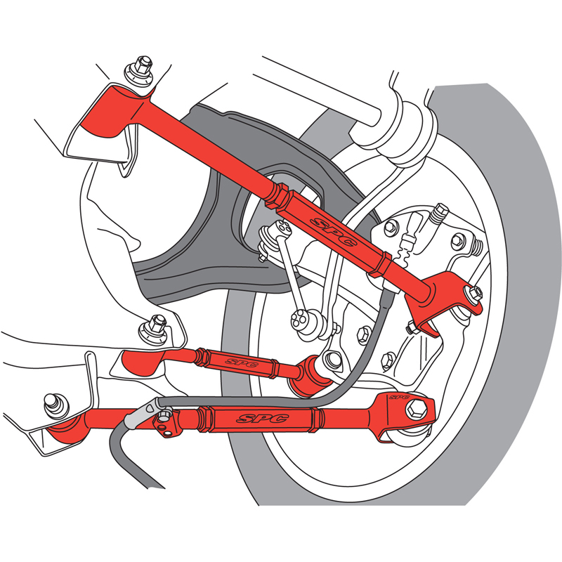 SPC | ACCORD/TSX ADJ 3 ARM SET - Rear - Acura / Honda 2008-2020