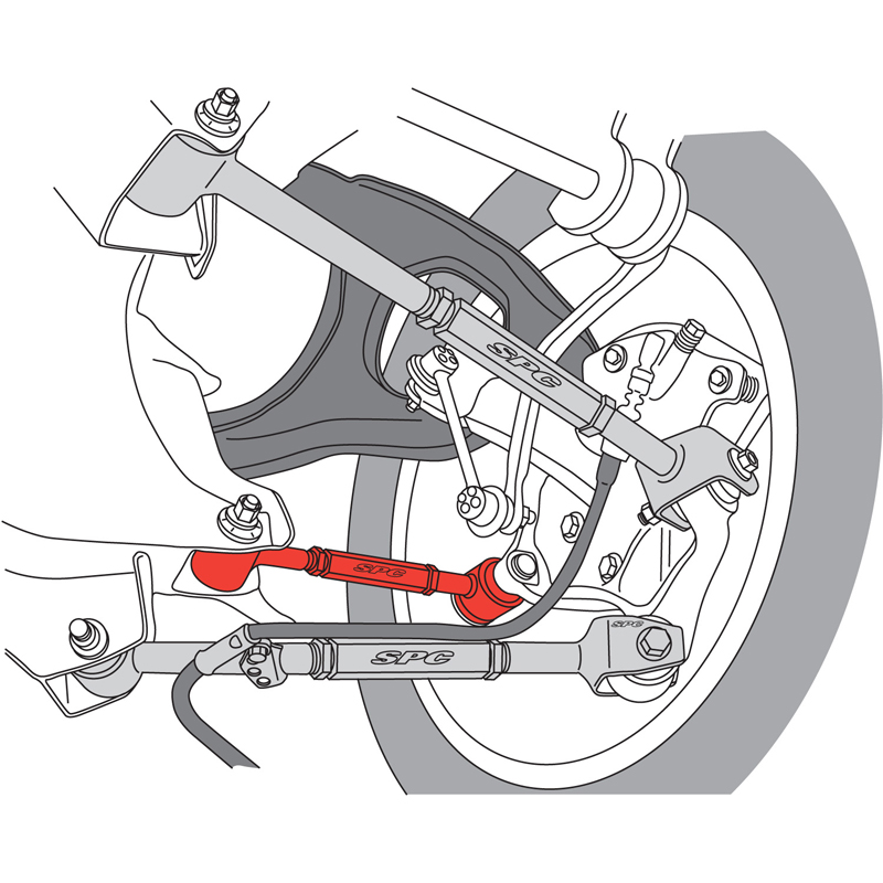 SPC | ACCORD/TSX REAR TOE ARM - Rear Lower - Acura / Honda 2008-2020