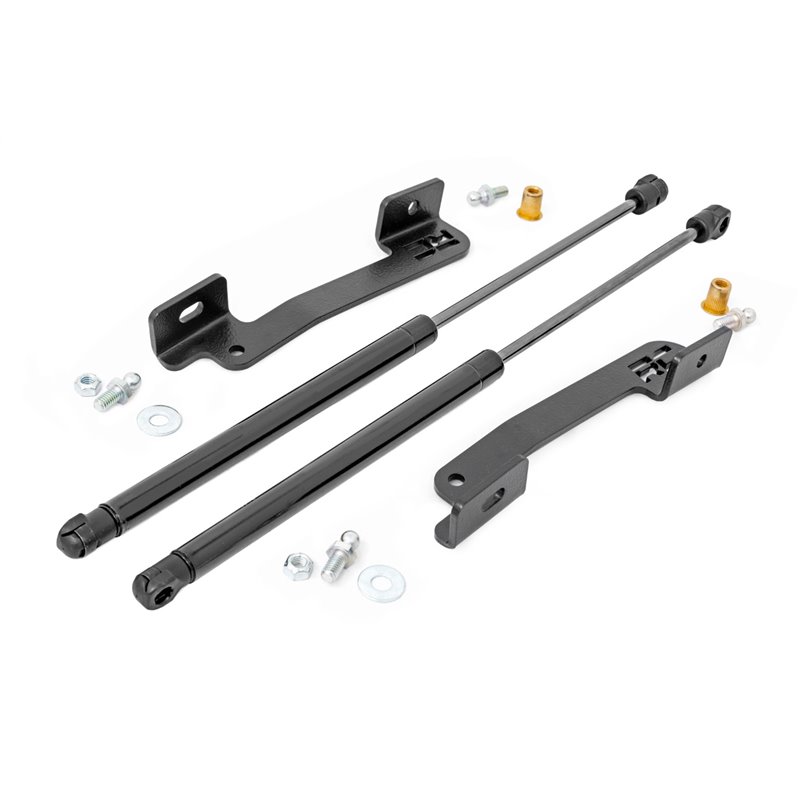 Rough Country | Hydraulic Hood Assist - Gladiator / Wrangler (4xe) / Wrangler (JL) 2018-2022