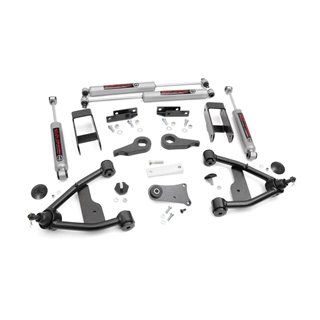 Rough Country | Suspension Lift Kit w/Shocks - S10 Blazer / S10 Pickup / S15 Jimmy / Sonoma 4.3L / 2.2L 1994-2005