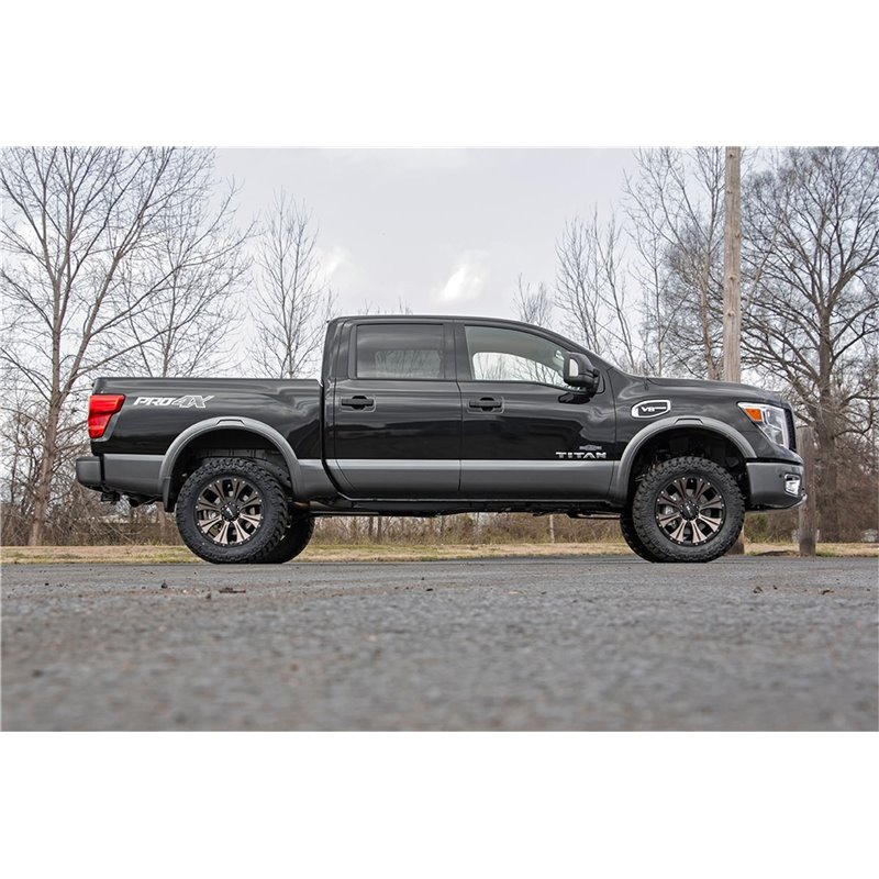 Rough Country | Bolt-On Lift Kit w/Shocks - Titan 5.6L 2004-2021