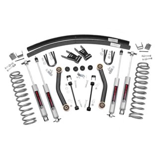 Rough Country | Suspension Lift Kit w/Shocks - Cherokee 1984-2001