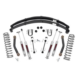 Rough Country | Suspension Lift Kit w/Shocks - Cherokee 1984-2001