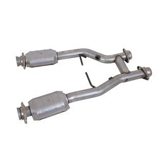 BBK Performance | High-Flow Short Mid H-Pipe Assembly - Mustang 4.6L 1996-2004