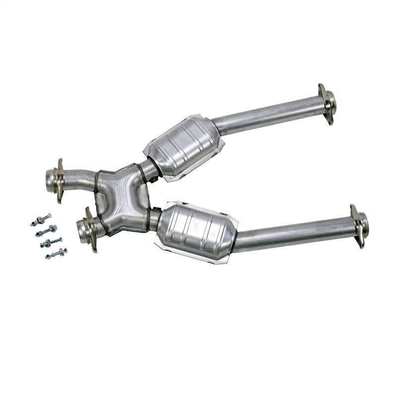BBK Performance | High-Flow Short Mid X-Pipe Assembly - Mustang 4.6L 1996-2004