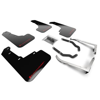 RallyArmor | Black Mud Flap Red Logo - Subaru Crosstrek 2018-2023