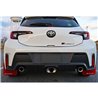 RallyArmor | Red UR Mud Flap White Logo - GR Corolla 2023-2024