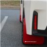 RallyArmor | Red UR Mud Flap White Logo - GR Corolla 2023-2024