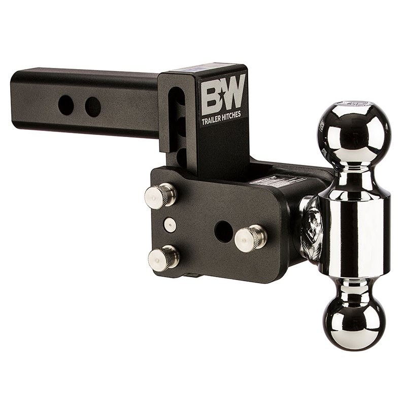 BW | Ts10035B B&W Tow And Stow Dual Ball 2 Adj Ball Mount 3 Drop/3-1/2 Rise, Black