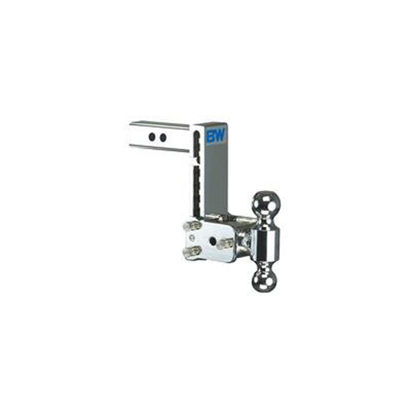 BW | TOW & STOW 2-BALL MOUNT 7" DROP, 7-1/2" RISE 10K, CHROME