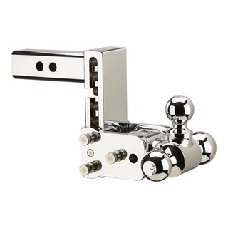 BW | TOW & STOW 3-BALL MOUNT 5" DROP, 5-1/2" RISE 10K, CHROME