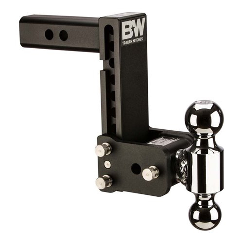 BW | TOW & STOW 2-BALL MOUNT 7" DROP, 7-1/2" RISE 14.5K, BLACK