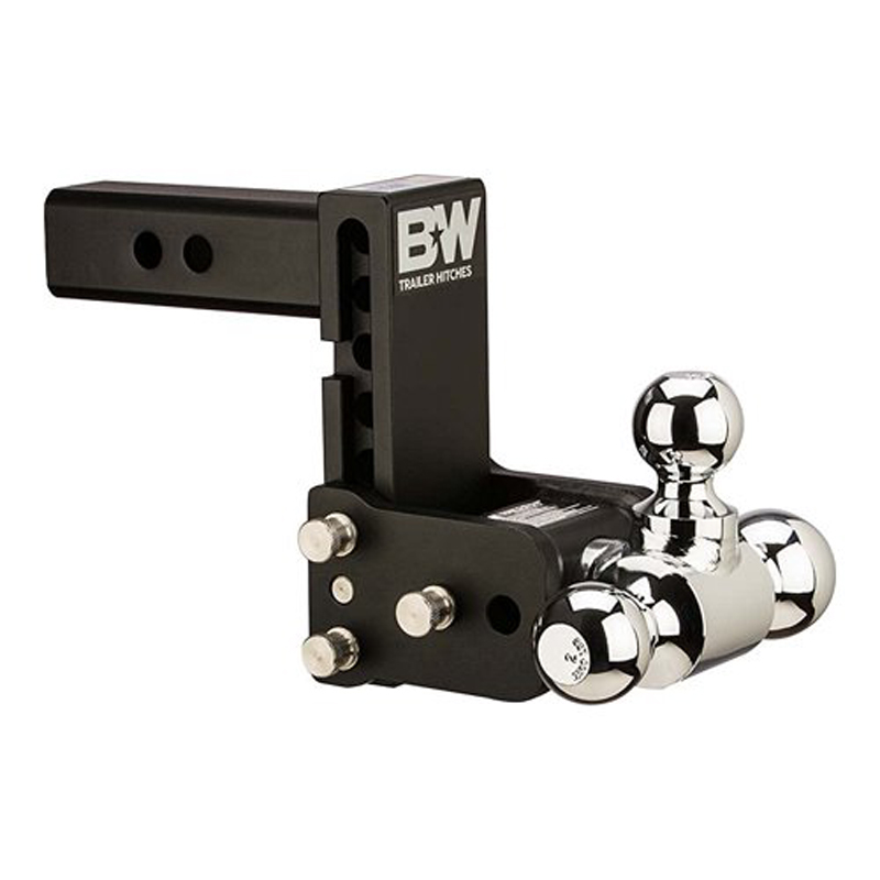 BW | TOW & STOW 3-BALL MOUNT 7" DROP, 7-1/2" RISE 14.5K, BLACK