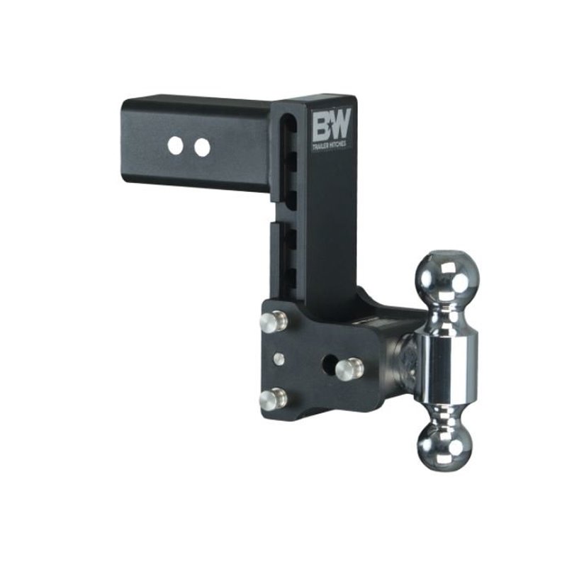 BW | TOW & STOW 2-BALL MOUNT 4-1/2" DROP, 4" RISE 21K, BLACK