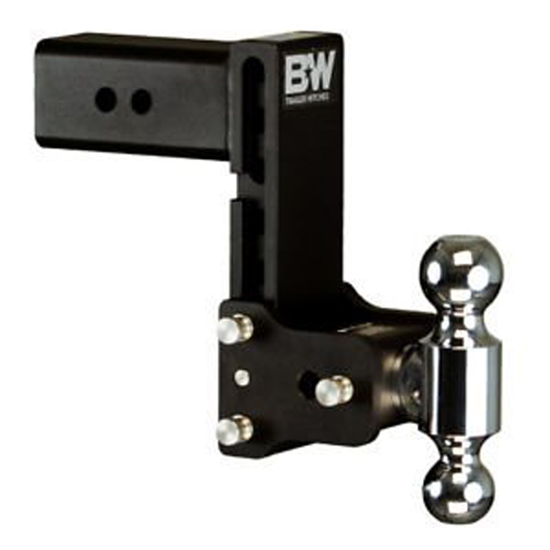 BW | TOW & STOW 2-BALL MOUNT 7-1/2" DROP, 7" RISE 21K, BLACK