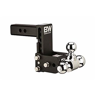 BW | TOW & STOW 3-BALL MOUNT 4-1/2" DROP, 4" RISE 21K, BLACK
