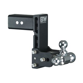 BW | TOW & STOW 3-BALL MOUNT 7-1/2" DROP, 7" RISE 21K, BLACK