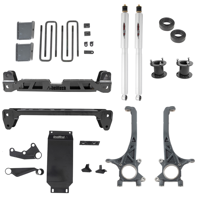 Belltech | 6" Lift Kit Inc. Rear Trail Performance Shocks Only - Tacoma 2.7L3.5L 2016-2023