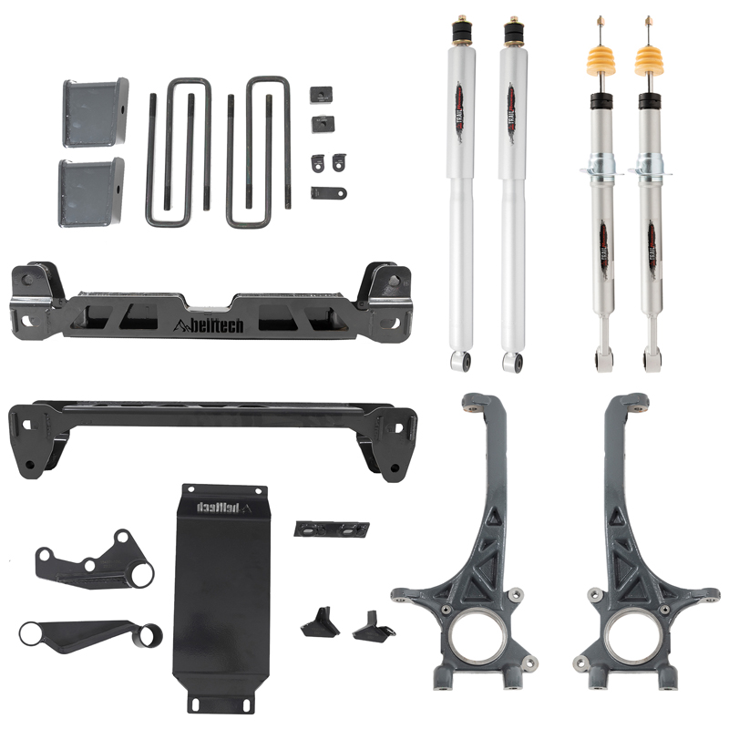 Belltech | 4-6" Lift Kit Inc. Front and Rear Trail Performance Struts/Shocks - Tacoma 2.7L3.5L 2016-2023