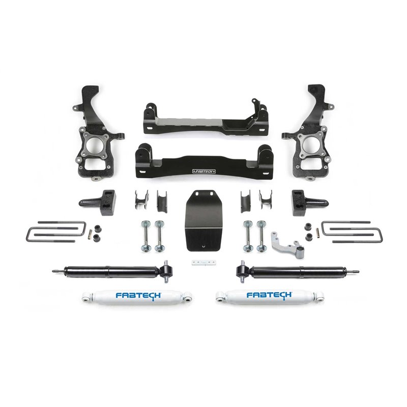 Fabtech | Basic Lift System w/Shocks - 4 in. - F-150 2021