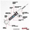 Rancho | RS5000X Suspension Strut - Silverado / Sierra 1500 / Limited 2019-2023
