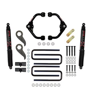 Skyjacker | 3-3.5 in. Suspension Lift Kit With Black MAX Shocks. - 3 in. - Silverado / Sierra 2500 HD / 3500 HD 6.6L 2020-2023