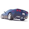 Borla | Axle-Back Exhaust ATAK - Corvette 6.0L / 6.2L 2006-2008