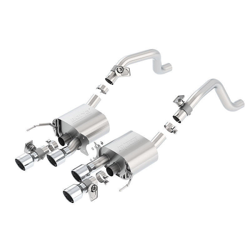 Borla | Axle-Back Exhaust S-Type - Corvette C7 Stingray 6.2L - Corvette 6.2L 2014-2019