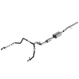 Borla | S-Type Cat-Back Exhaust System - Silverado 1500 / ZR2 6.2L 2022-2023