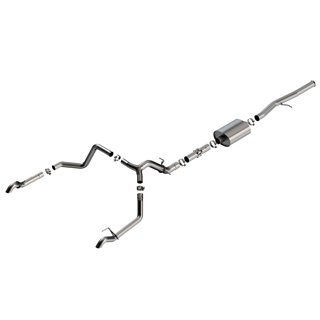 Borla | ATAK Cat-Back Exhaust System - Silverado 1500 / ZR2 6.2L 2022-2023