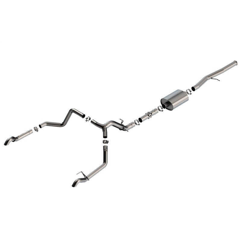 Borla | ATAK Cat-Back Exhaust System - Silverado 1500 / ZR2 6.2L 2022-2023