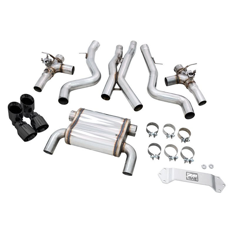 AWE Tuning | SwitchPath Catback Exhaust (Diamond Black) - M3 / M4 / M4 CS 3.0T 2015-2020