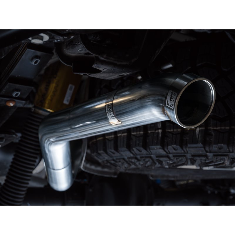 AWE Tuning | 0FG Catback Exhaust (Dual Bashguard, no tips) - Silverado 1500 / ZR2 6.2L 2022-2023