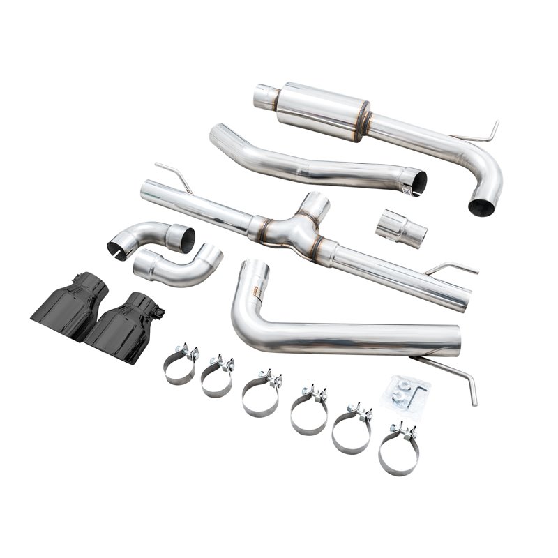 AWE Tuning | Track Edition Exhaust (Diamond Black Tips) - GTI 2.0T 2022-2023