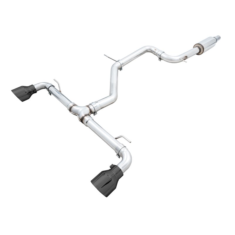 AWE Tuning | Track Edition Exhaust (Diamond Black Tips) - GTI 2.0T 2022-2023
