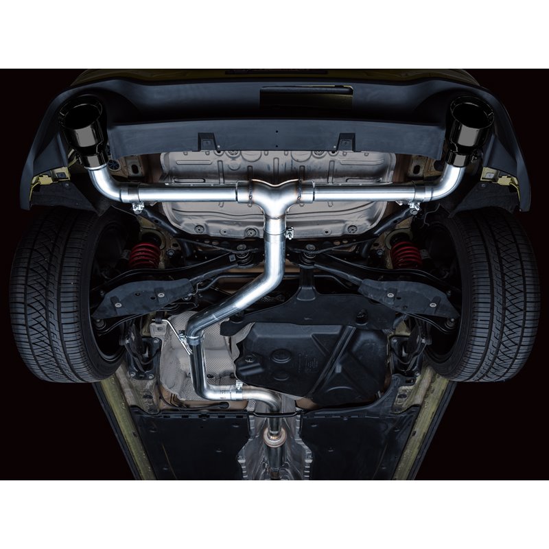 AWE Tuning | Track Edition Exhaust (Diamond Black Tips) - GTI 2.0T 2022-2023